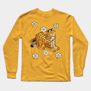 Meditating tiger Long Sleeve T-Shirt